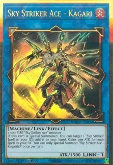Sky Striker Ace Kagari Maximum Gold Yu-Gi-Oh! card
