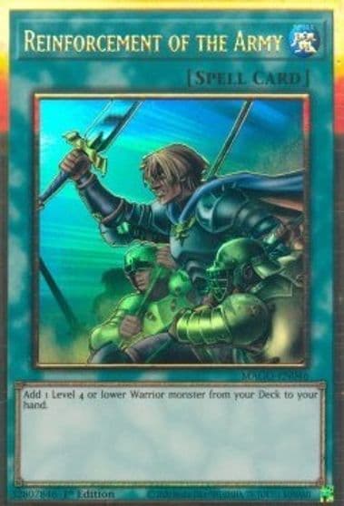 Reinforcement of the Army Maximum Gold Yu-Gi-Oh! card
