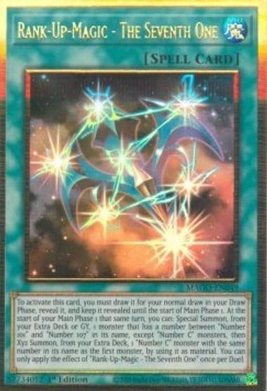 Rank Up Magic The Seventh One Maximum Gold Yu-Gi-Oh! card