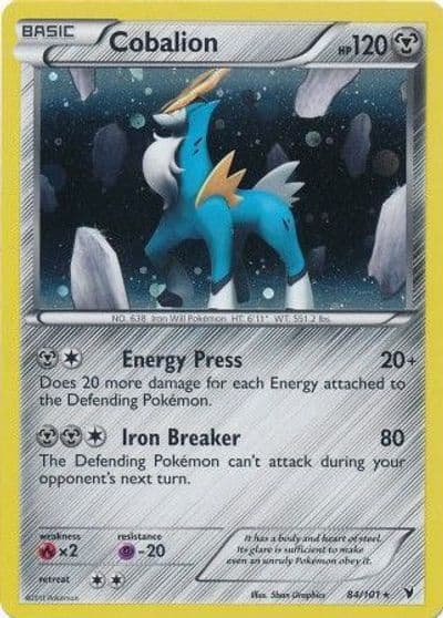Cobalion (Cosmos Holo) Blister Exclusives Pokemon card