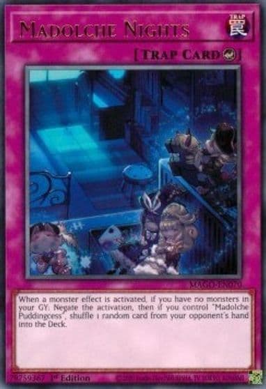 Madolche Nights Maximum Gold Yu-Gi-Oh! card