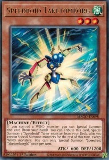 Speedroid Taketomborg Maximum Gold Yu-Gi-Oh! card