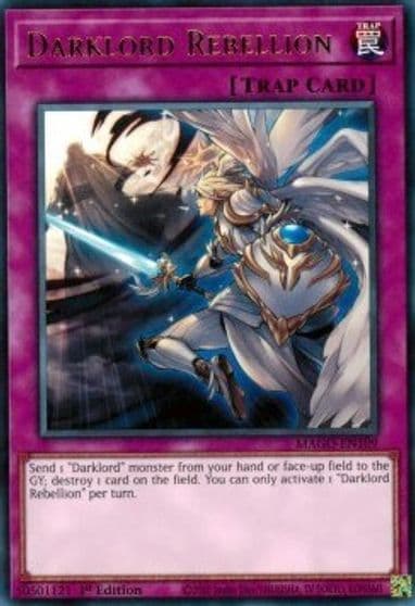 Darklord Rebellion Maximum Gold Yu-Gi-Oh! card