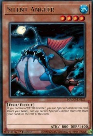Silent Angler Maximum Gold Yu-Gi-Oh! card