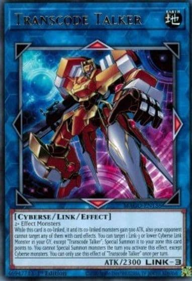 Transcode Talker Maximum Gold Yu-Gi-Oh! card