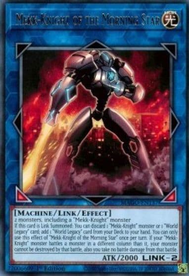 Mekk Knight of the Morning Star Maximum Gold Yu-Gi-Oh! card