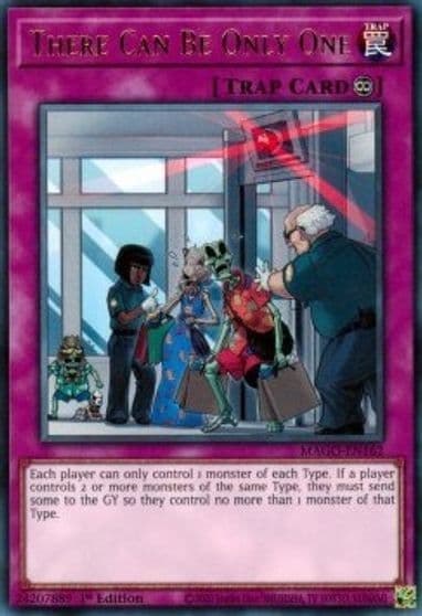 There Can Be Only One Maximum Gold Yu-Gi-Oh! card