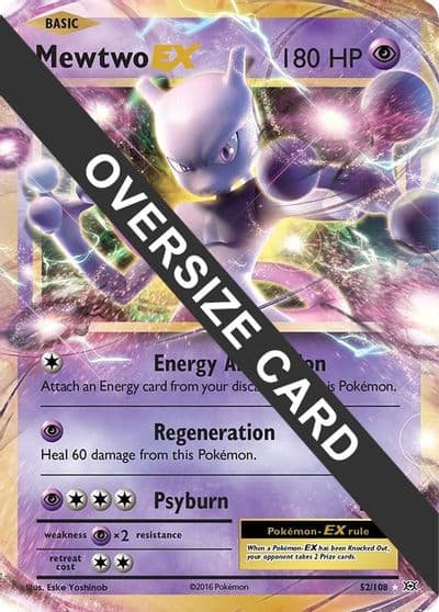 Mewtwo EX Jumbo Cards Pokemon card