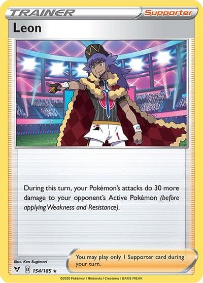 Leon Deck Exclusives Pokemon card