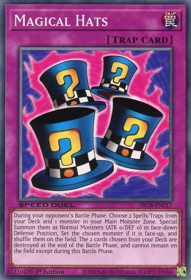 Magical Hats Speed Duel: Battle City Box Yu-Gi-Oh! card
