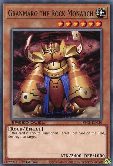 Granmarg the Rock Monarch Speed Duel: Battle City Box Yu-Gi-Oh! card