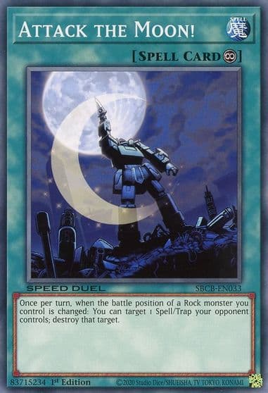 Attack the Moon Speed Duel: Battle City Box Yu-Gi-Oh! card