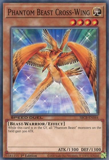 Phantom Beast Cross Wing Speed Duel: Battle City Box Yu-Gi-Oh! card