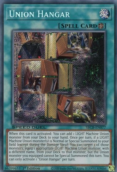 Union Hangar Secret Speed Duel: Battle City Box Yu-Gi-Oh! card