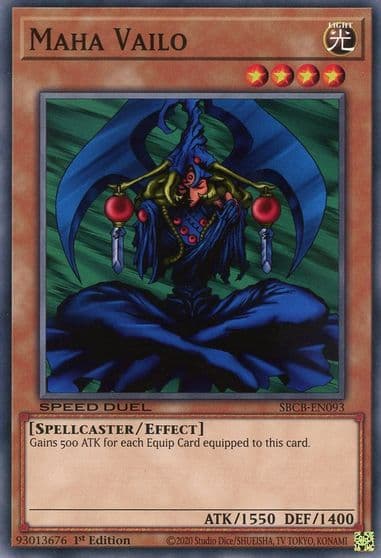 Maha Vailo Speed Duel: Battle City Box Yu-Gi-Oh! card