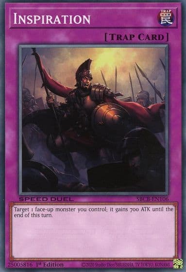 Inspiration Speed Duel: Battle City Box Yu-Gi-Oh! card