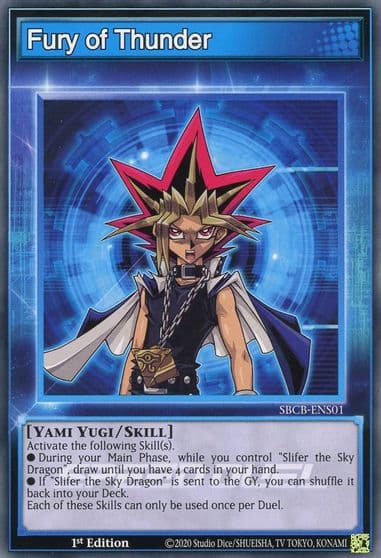 Fury of Thunder Speed Duel: Battle City Box Yu-Gi-Oh! card