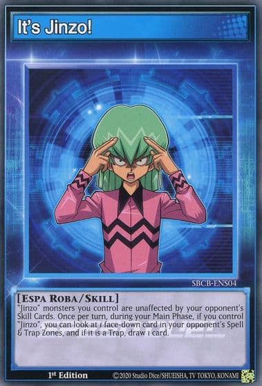Its Jinzo Speed Duel: Battle City Box Yu-Gi-Oh! card