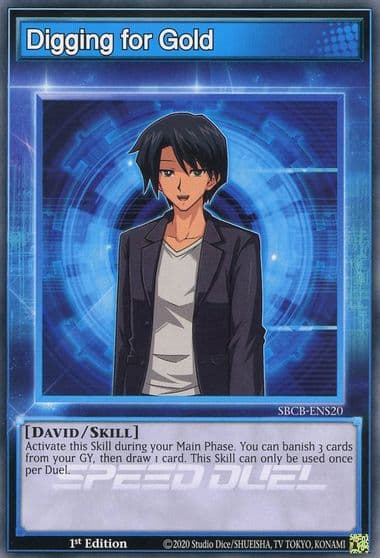 Digging for Gold Speed Duel: Battle City Box Yu-Gi-Oh! card