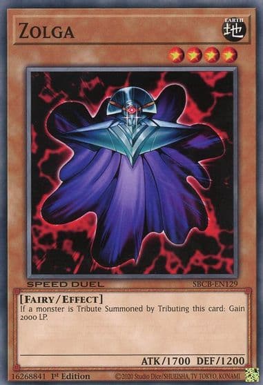 Zolga Speed Duel: Battle City Box Yu-Gi-Oh! card