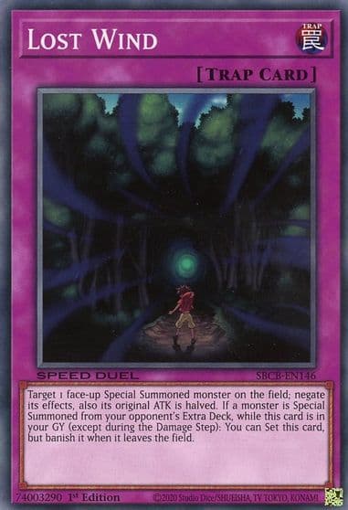 Lost Wind Speed Duel: Battle City Box Yu-Gi-Oh! card