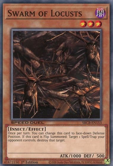 Swarm of Locusts Speed Duel: Battle City Box Yu-Gi-Oh! card