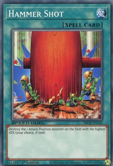 Hammer Shot Speed Duel: Battle City Box Yu-Gi-Oh! card