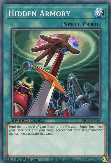 Hidden Armory Speed Duel: Battle City Box Yu-Gi-Oh! card