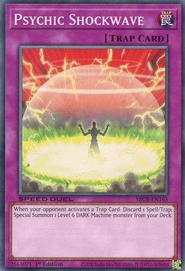 Psychic Shockwave Speed Duel: Battle City Box Yu-Gi-Oh! card