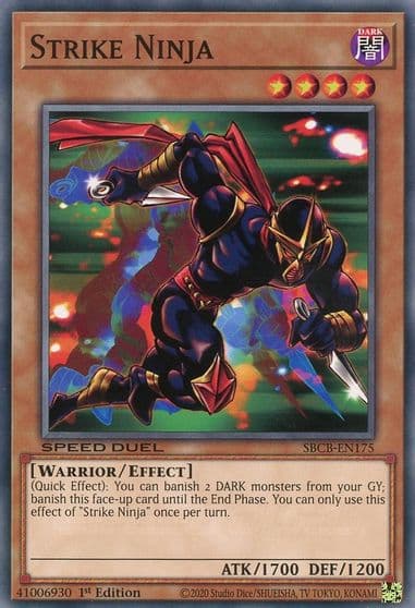 Strike Ninja Speed Duel: Battle City Box Yu-Gi-Oh! card