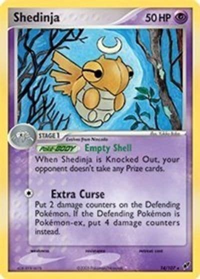 Shedinja Deck Exclusives Pokemon card