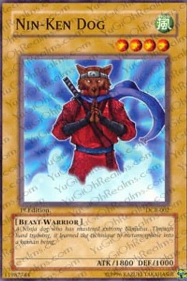 Nin Ken Dog Dark Crisis Yu-Gi-Oh! card