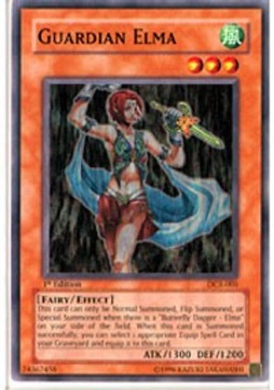 Guardian Elma Dark Crisis Yu-Gi-Oh! card