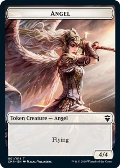 Angel Treasure Double Sided Token Commander Legends Magic card