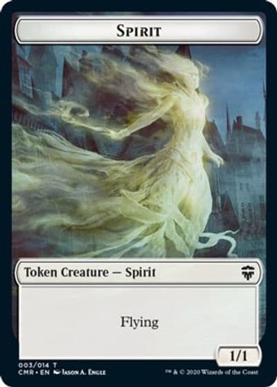 Spirit Zombie Double Sided Token Commander Legends Magic card