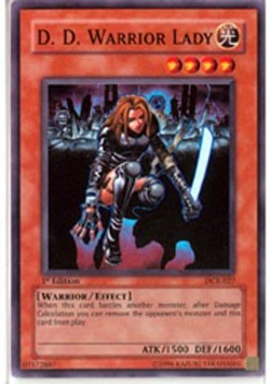 DD Warrior Lady Dark Crisis Yu-Gi-Oh! card
