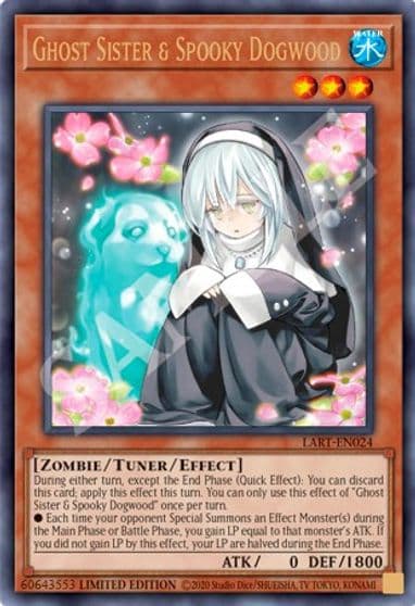 Ghost Sister and Spooky Dogwood The Lost Art Promotion Yu-Gi-Oh! card