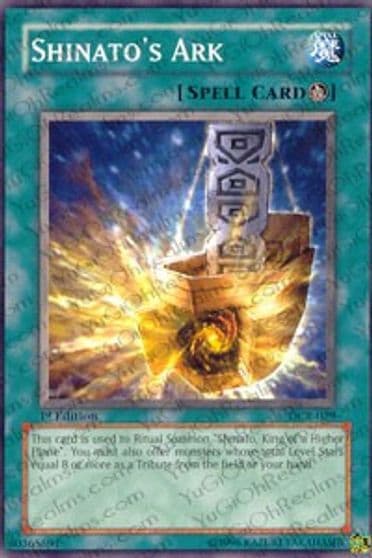 Shinatos Ark Dark Crisis Yu-Gi-Oh! card