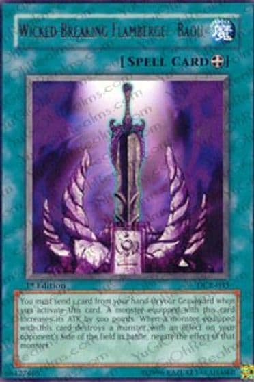 Wicked Breaking Flamberge Baou Dark Crisis Yu-Gi-Oh! card