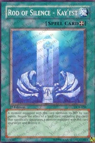 Rod of Silence Kayest Dark Crisis Yu-Gi-Oh! card