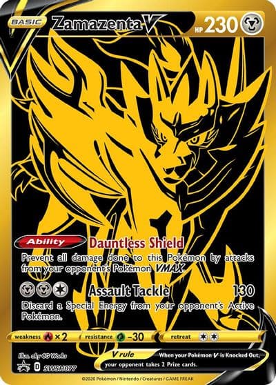 Zamazenta V - SWSH077 SWSH: Sword & Shield Promo Cards Pokemon card