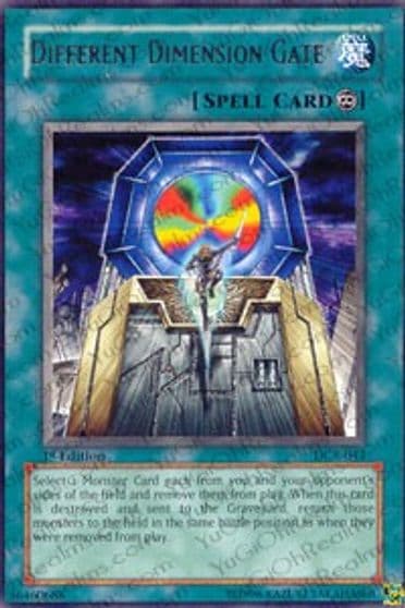 Different Dimension Gate Dark Crisis Yu-Gi-Oh! card