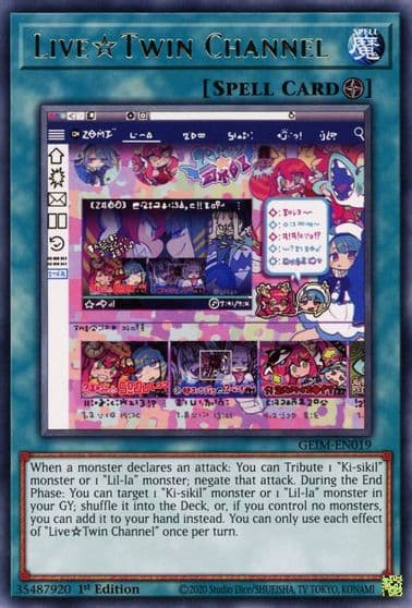 Live Twin Channel Genesis Impact Yu-Gi-Oh! card