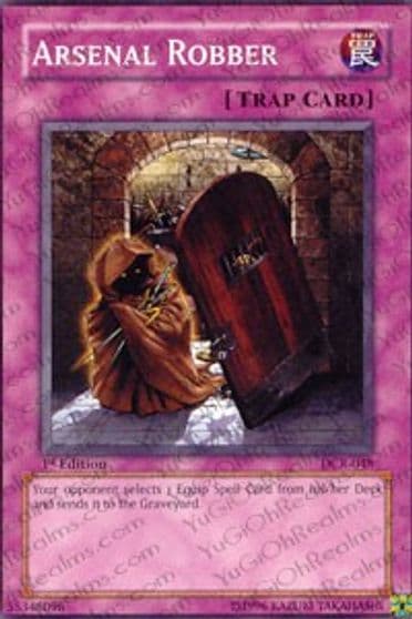 Arsenal Robber Dark Crisis Yu-Gi-Oh! card