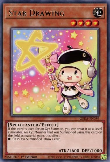 Star Drawing Genesis Impact Yu-Gi-Oh! card