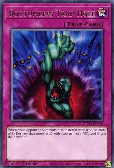 Bottomless Trap Hole Genesis Impact Yu-Gi-Oh! card