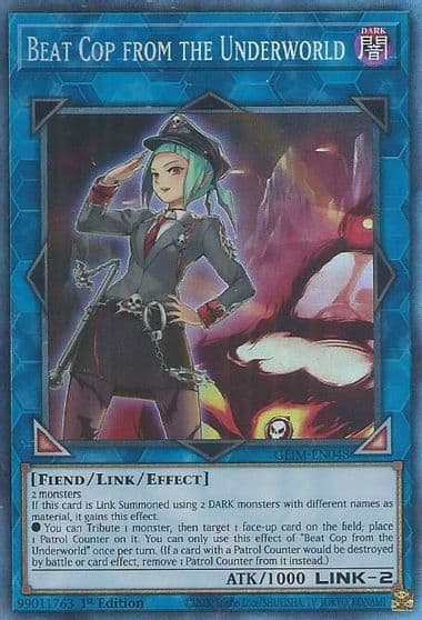 Beat Cop from the Underworld CR Genesis Impact Yu-Gi-Oh! card