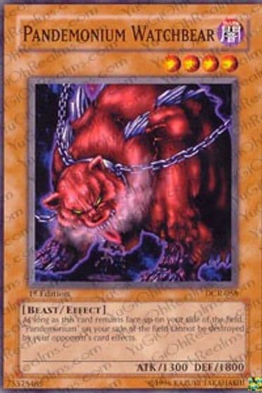 Pandemonium Watchbear Dark Crisis Yu-Gi-Oh! card