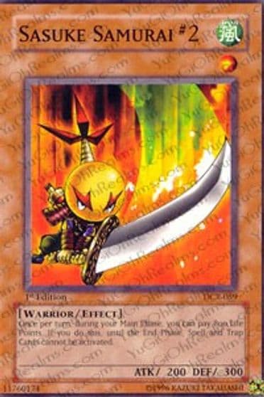 Sasuke Samurai 2 Dark Crisis Yu-Gi-Oh! card
