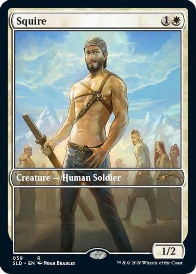 Squire Secret Lair Drop Series Magic card